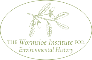 Logo of the Wormsloe Institute for Environmental History: Oak leaves and acorns.