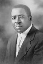 black and white photo of Robert Abbott