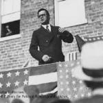 Talmadge making a speech to a crowd