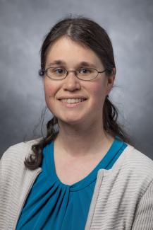 Woman wearing glasses