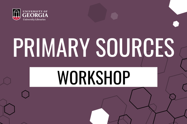 Primary sources workshop