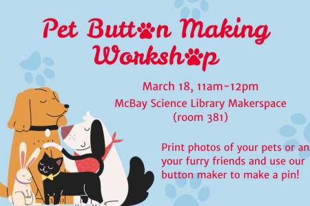 Pet Button Making Workshop