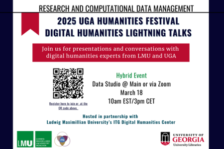 graphic for Humanities Festival DH Lightning Talks