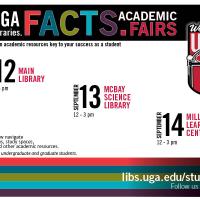 Informational graphic - FACTS Fairs on Sept. 12, 13, and 14