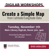 Mapmaking workshop flyer with date and location info