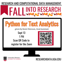 flyer with fall leaves
