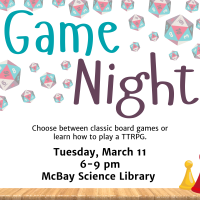 Flyer showcasing the event described above.