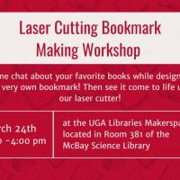 laser cutting bookmark making workshop