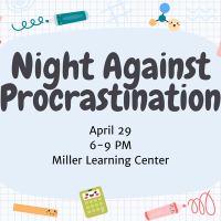 Flyer depicting the event described above.