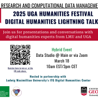 graphic for Humanities Festival DH Lightning Talks
