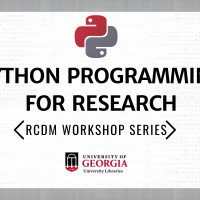 Python Programming for Research workshop series event decorative image