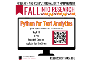 flyer with fall leaves