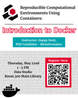 Flyer showcasing event described above. 